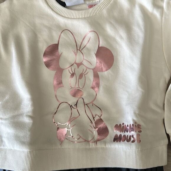 ZARA Kids | Ecru | FAUX LEATHER MINNIE MOUSE © DISNEY DRESS - Picture 5 of 7